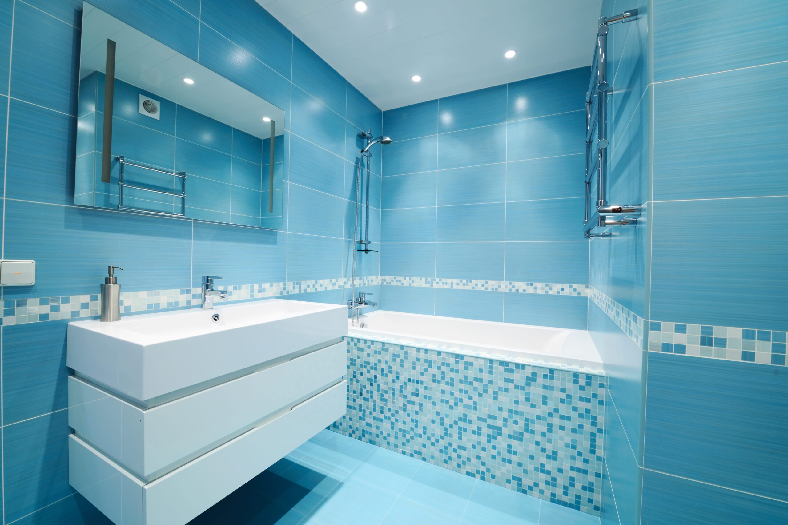 Badezimmer In Blau – Ideen, Anregungen Und Tipps | Obi pertaining to Badezimmer Blaue Fliesen