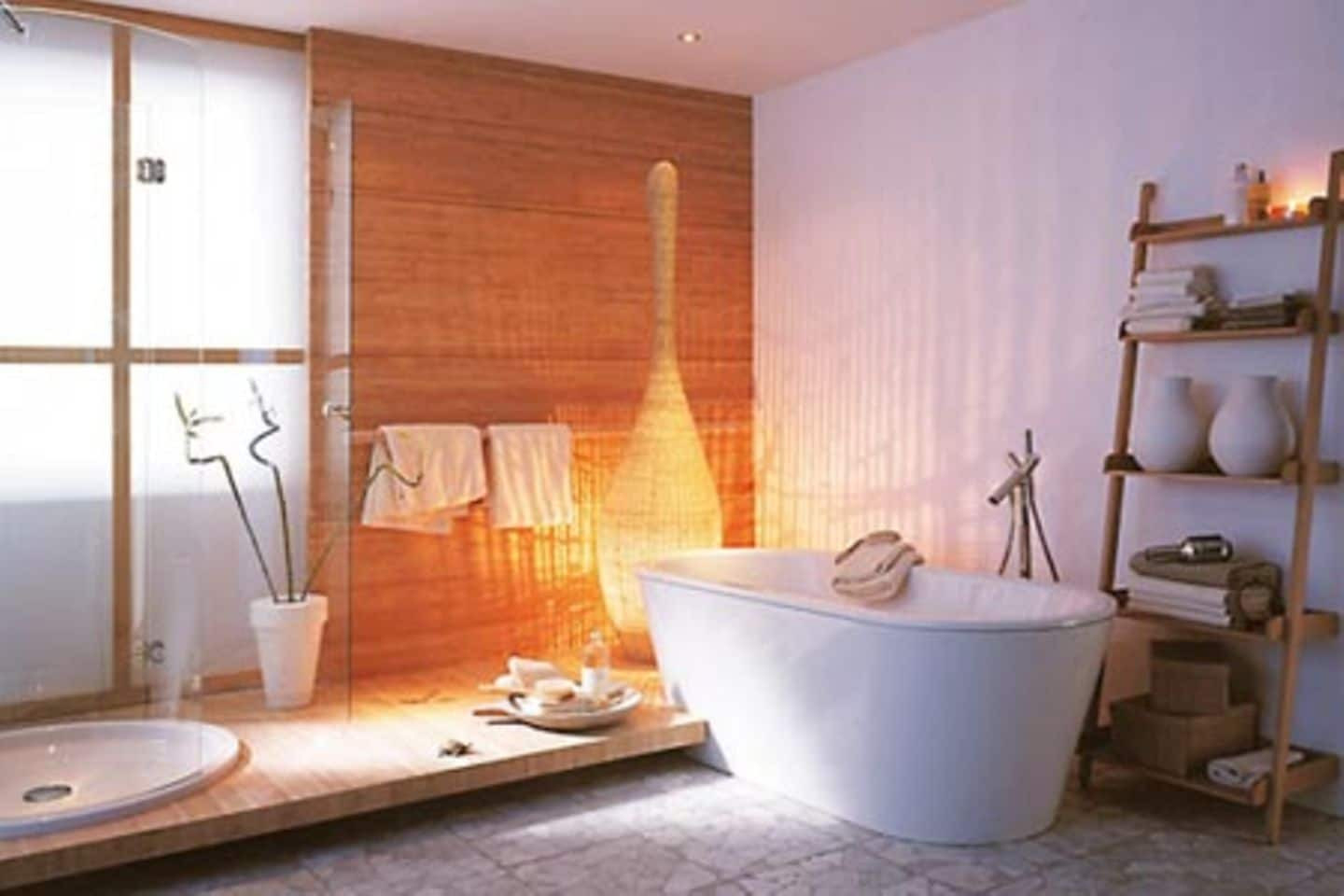 Bambusboden Und Wandverkleidung Im Badezimmer - Bild 16 - [Living in Badezimmer Deko Bambus