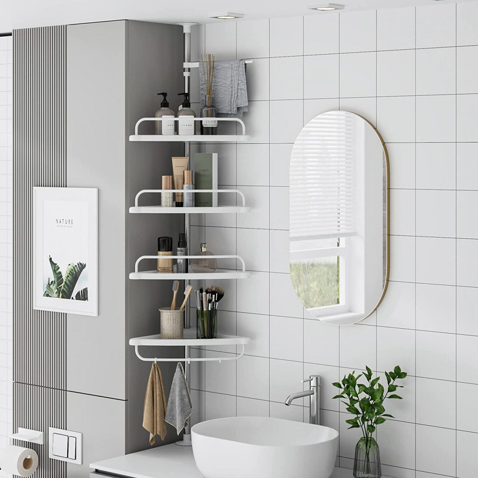 Belfry Bathroom Duschregal Jowett &amp; Bewertungen | Wayfair.de within Badezimmer Duschregal